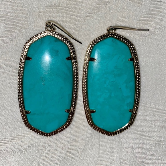 Kendra Scott Turquoise Danielle Earrings - Picture 2 of 5